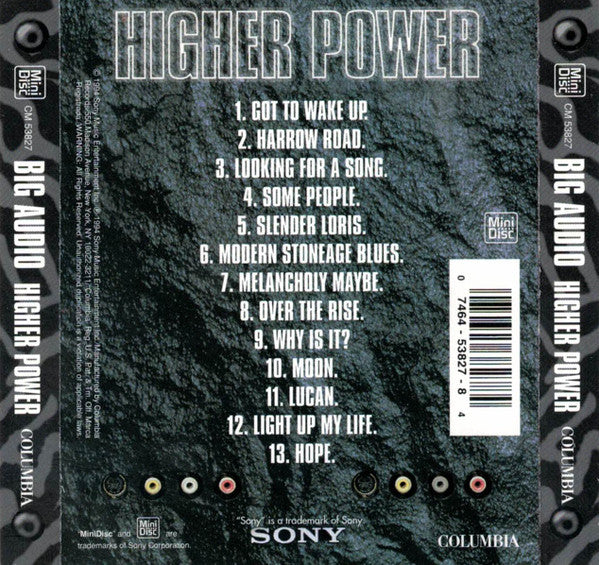 Big Audio : Higher Power (MD, Album)