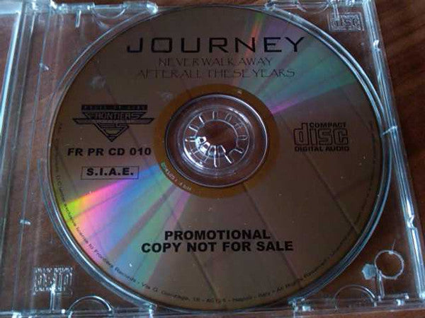 Journey : Never Walk Away / After All These Years (CD, Single, Promo)