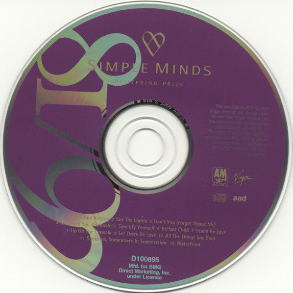 Simple Minds : Glittering Prize 81/92 (CD, Comp, Club, RM)