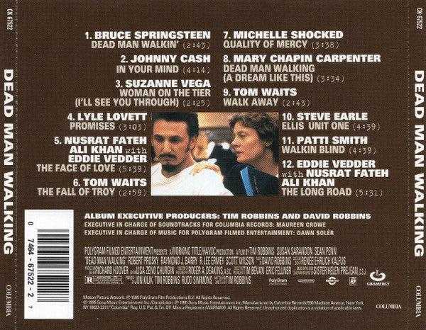 Various : Dead Man Walking (Music From And Inspired By The Motion Picture) (CD, Album, Comp)