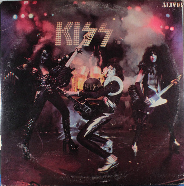 Kiss : Alive! (2xLP, Album, Club, RP, Pit)
