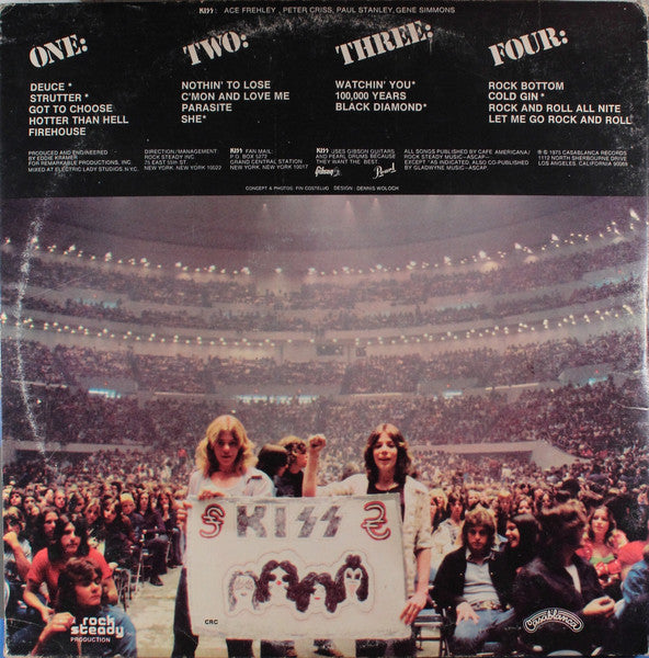Kiss : Alive! (2xLP, Album, Club, RP, Pit)