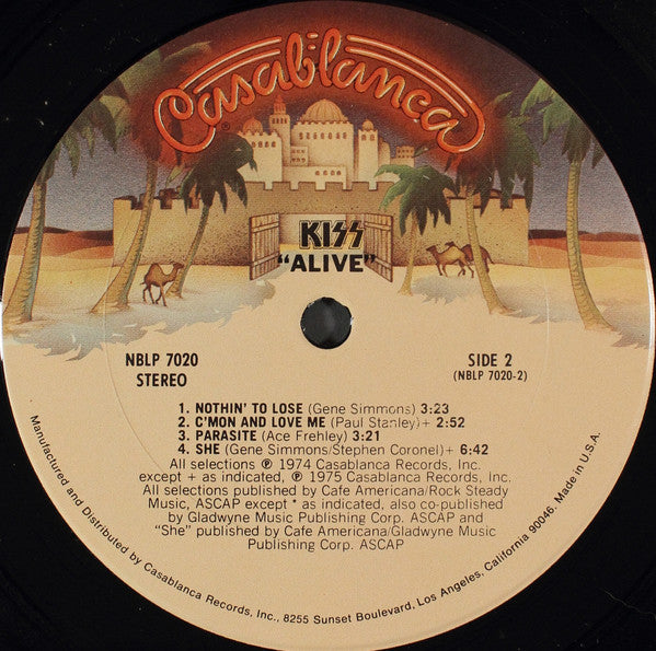 Kiss : Alive! (2xLP, Album, Club, RP, Pit)
