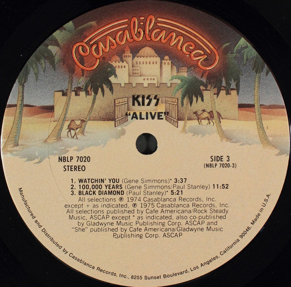 Kiss : Alive! (2xLP, Album, Club, RP, Pit)