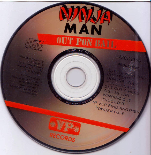 Ninjaman : Out Pon Bail (CD, Album)
