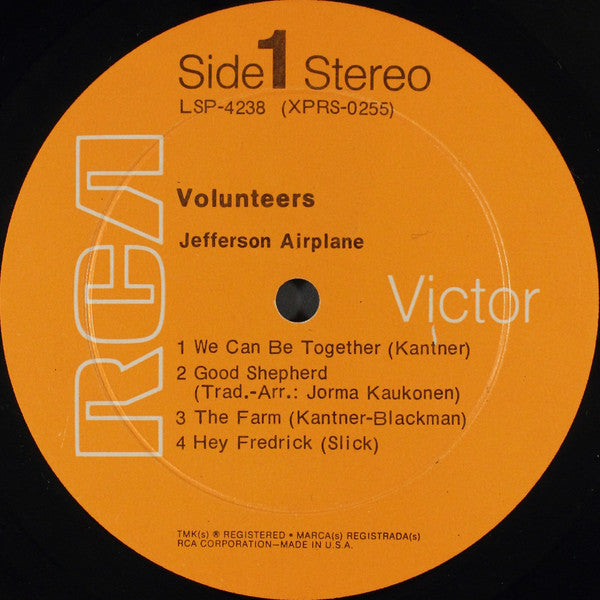 Jefferson Airplane : Volunteers (LP, Album, Roc)