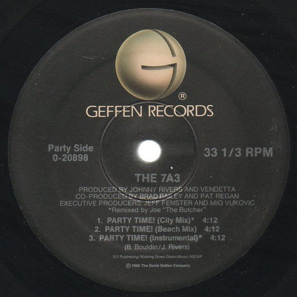 7A3 : Party Time! / Why? (12", Maxi)