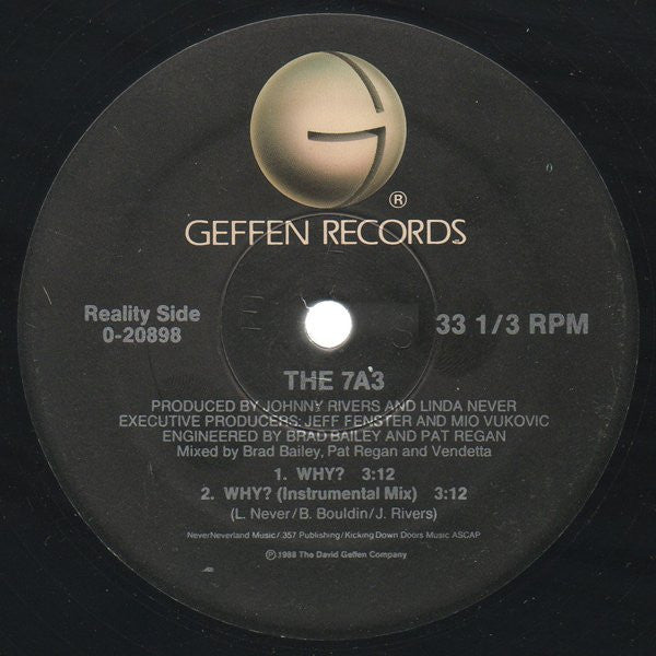 7A3 : Party Time! / Why? (12", Maxi)