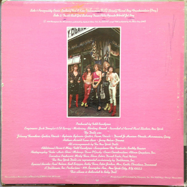 New York Dolls : New York Dolls (LP, Album, PRC)