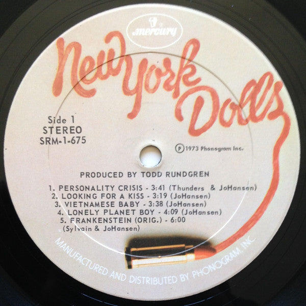 New York Dolls : New York Dolls (LP, Album, PRC)