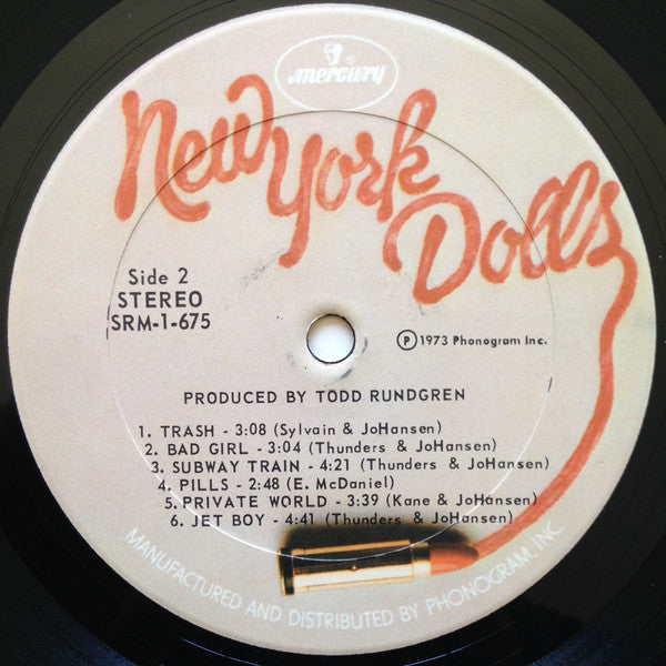 New York Dolls : New York Dolls (LP, Album, PRC)