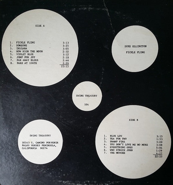 Duke Ellington : Vol.1 Fickle Fling (LP)