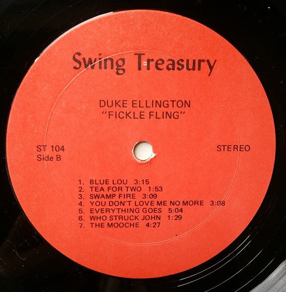 Duke Ellington : Vol.1 Fickle Fling (LP)