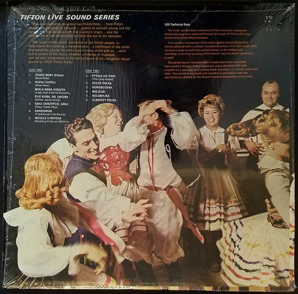 Eddy Wasilewski's Polka Band : Recorded Live At A Polish Party (LP, Album)