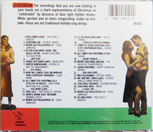 Various : Christmas Party With Eddie G. (CD, Album, Comp)