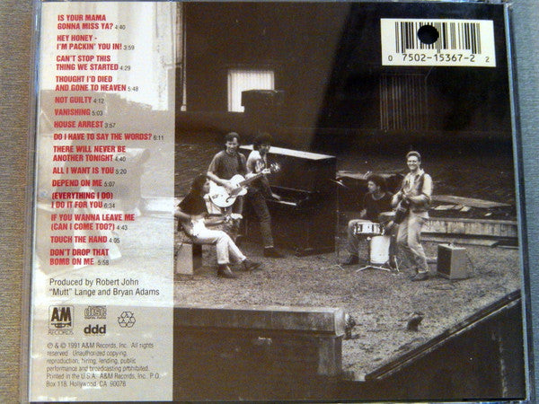 Bryan Adams : Waking Up The Neighbours (CD, Album, Promo)