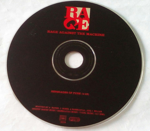 Rage Against The Machine : Renegades Of Funk (CD, Single, Promo)