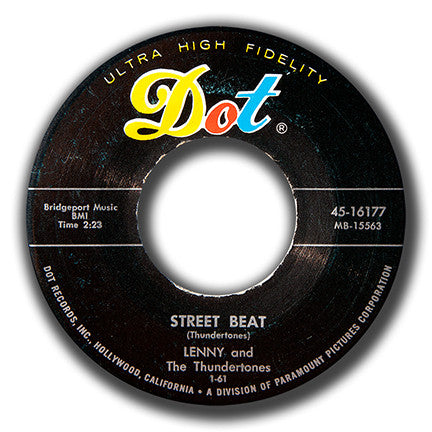 Lenny And The Thundertones : Street Beat / Happy Little Jug (7")