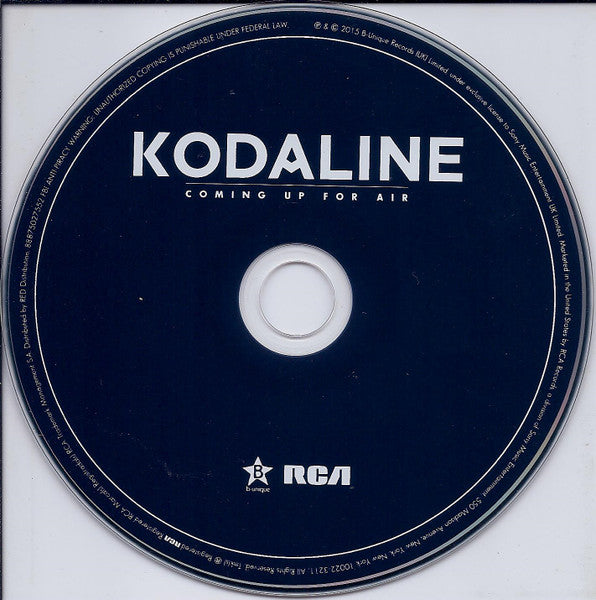 Kodaline : Coming Up For Air (CD, Album)