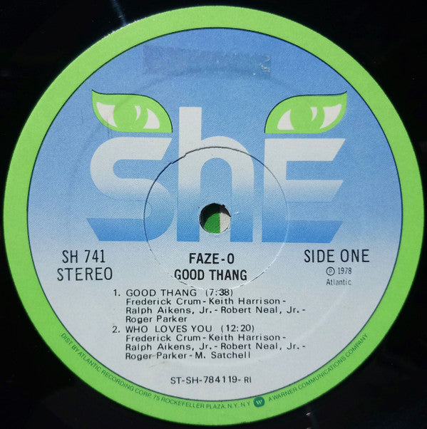 Faze-O : Good Thang (LP, Album, RI)
