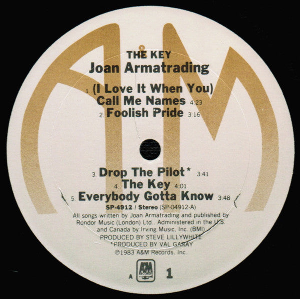 Joan Armatrading : The Key (LP, Album, A -)