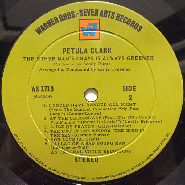 Petula Clark : The Other Man's Grass Is Always Greener (LP, Album, RP, Ind)