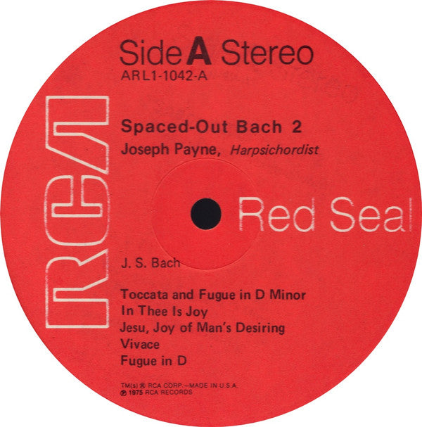 Joseph Payne : Spaced-Out Bach II (LP)