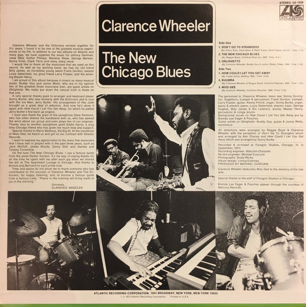 Clarence Wheeler : The New Chicago Blues (LP, RI )
