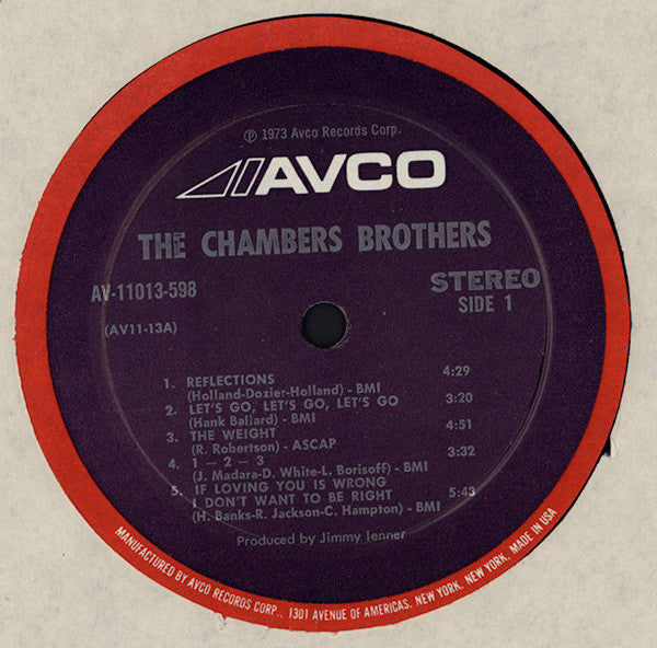 The Chambers Brothers : Unbonded (LP, Album, Mon)
