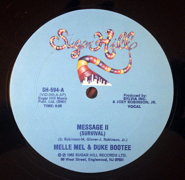 Melle Mel & Duke Bootee : Message II (Survival) (12")
