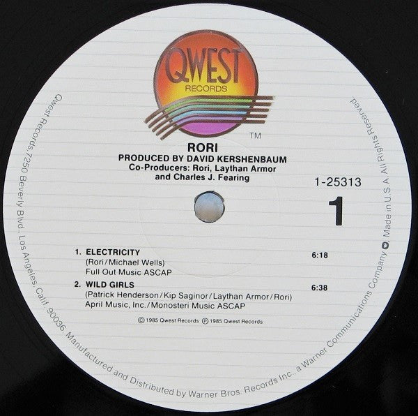 Rori : Rori (12", MiniAlbum, All)
