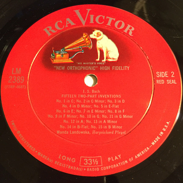 Wanda Landowska : Memorial Edition (LP, Album, Mono)