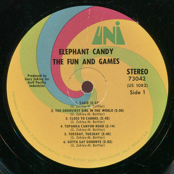 The Fun And Games : Elephant Candy (LP, Album)