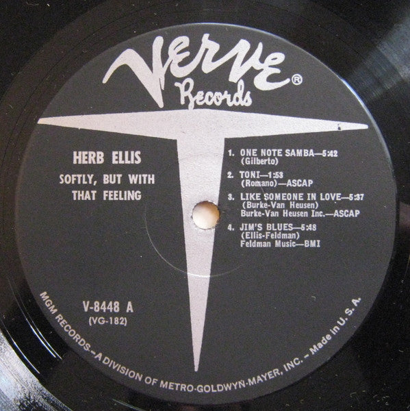 Herb Ellis : Softly... But With That Feeling (LP, Mono)