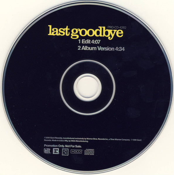 Kenny Wayne Shepherd Band : Last Goodbye (HDCD, Single, Promo)
