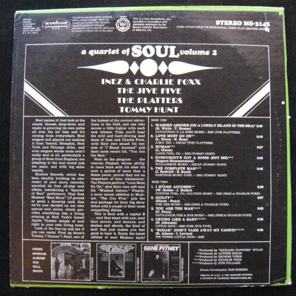 Various : A Quartet Of Soul - Volume 2 (LP, Comp)