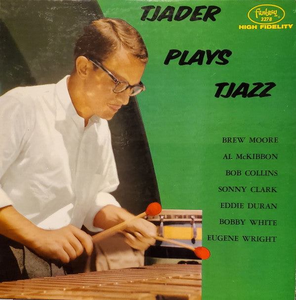 Cal Tjader Quintet & Cal Tjader Quartet : Tjader Plays Tjazz (LP, Album, Mono, RE, Red)