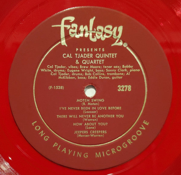 Cal Tjader Quintet & Cal Tjader Quartet : Tjader Plays Tjazz (LP, Album, Mono, RE, Red)