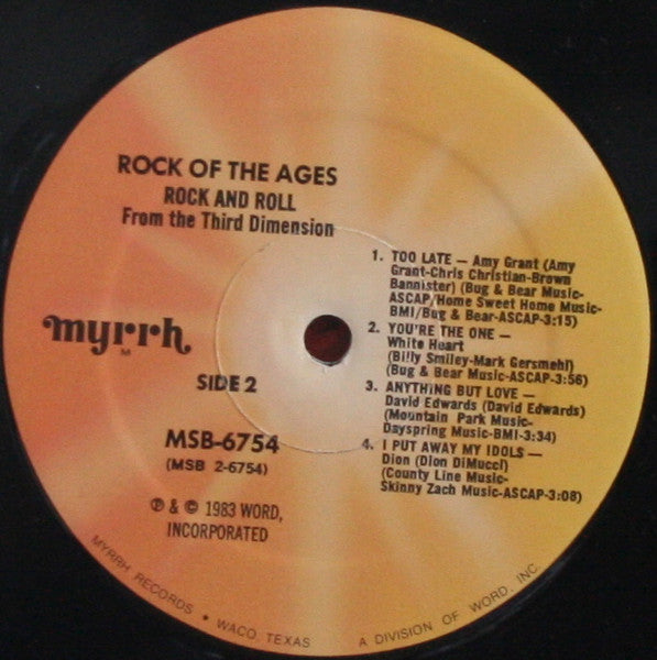 Various : Rock Of The Ages - Rock & Roll From The Third Dimension (LP, Comp)