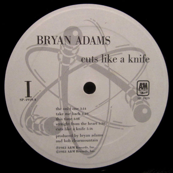 Bryan Adams : Cuts Like A Knife (LP, Album, Ele)