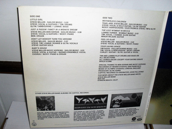 Steve Miller Band : Your Saving Grace (LP, Album, Jac)