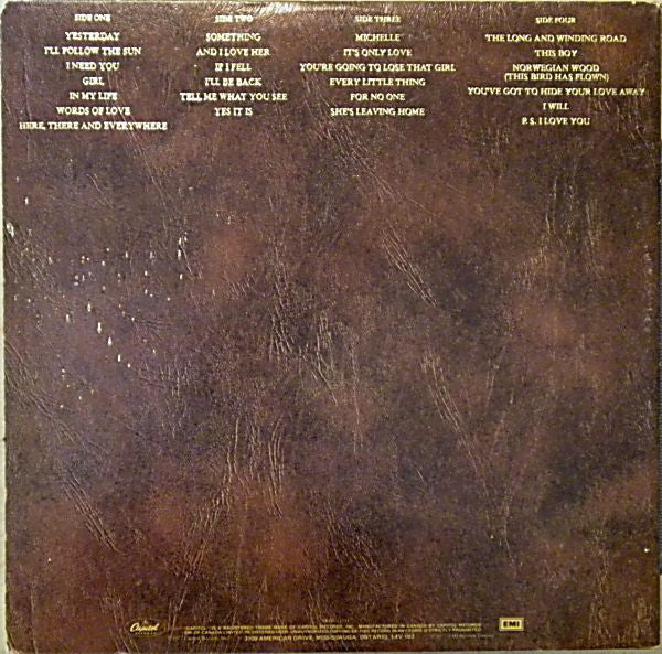 The Beatles : Love Songs (2xLP, Comp)