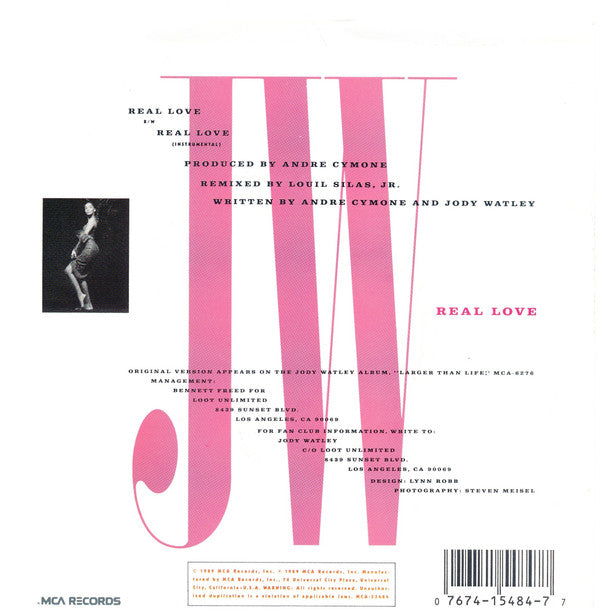 Jody Watley : Real Love (7", Single, Glo)