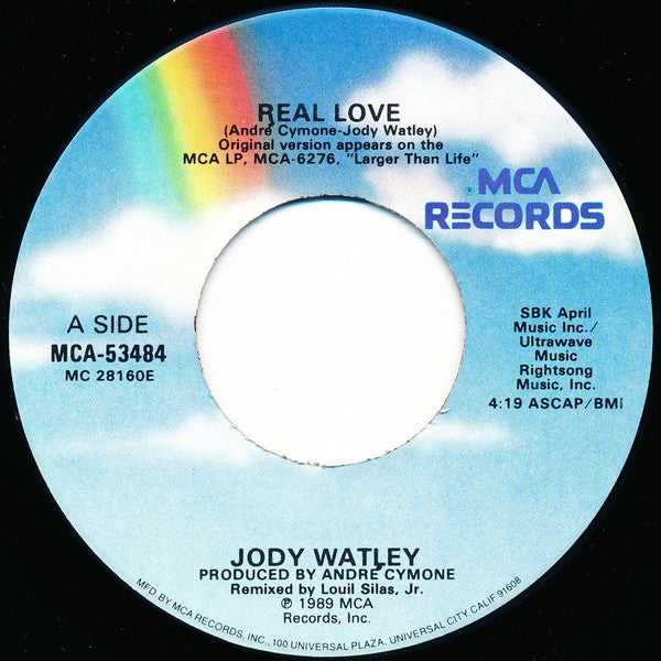 Jody Watley : Real Love (7", Single, Glo)