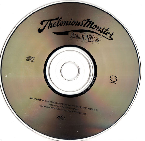 Thelonious Monster : Beautiful Mess (CD, Album, Cap)
