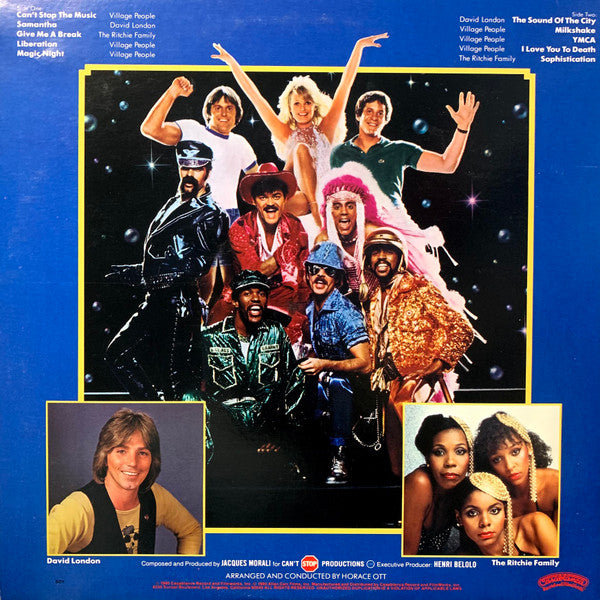 Village People : Can't Stop The Music - The Original Soundtrack Album (LP, Album, 56 )