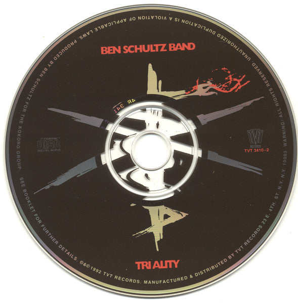 Ben Schultz Band : Tri Ality (CD, Album)