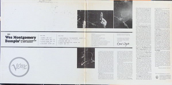 Wes Montgomery : Bumpin' (LP, Album, Gat)