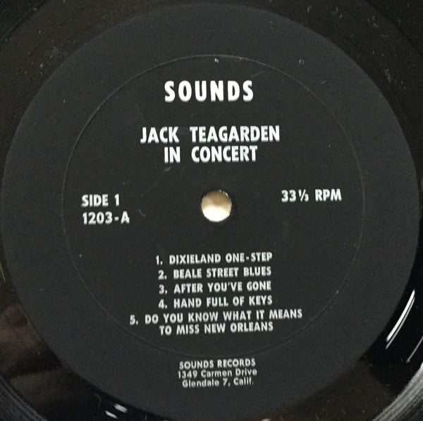 Jack Teagarden : In Concert (LP, Album)