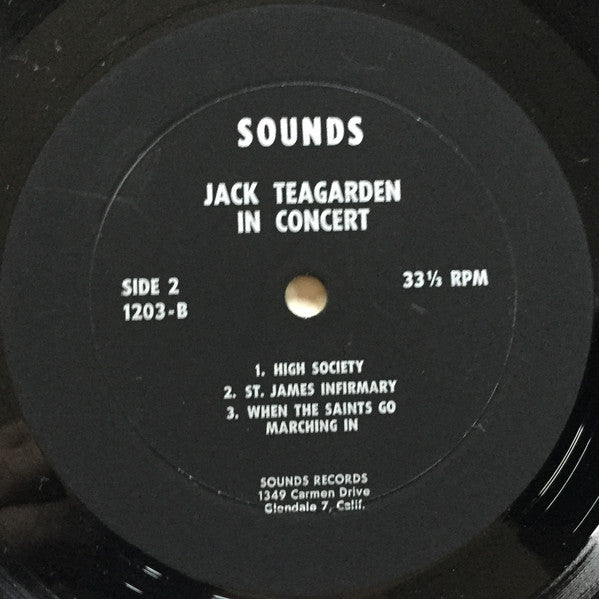 Jack Teagarden : In Concert (LP, Album)